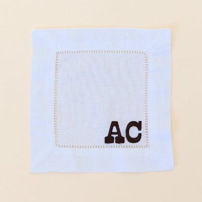 Classic Monogram Cocktail Napkin