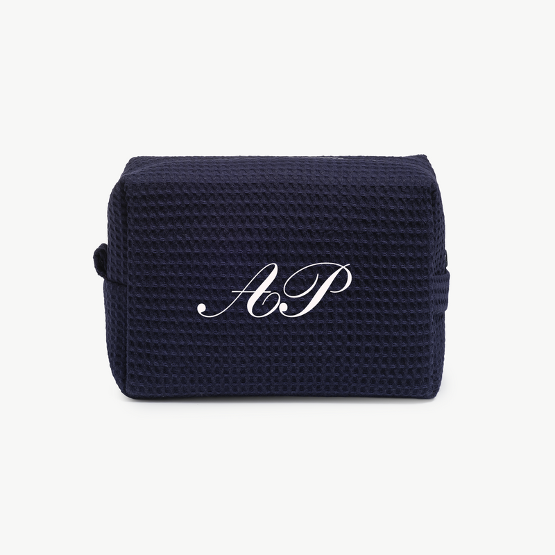 Classic Monogram Waffle Pouch