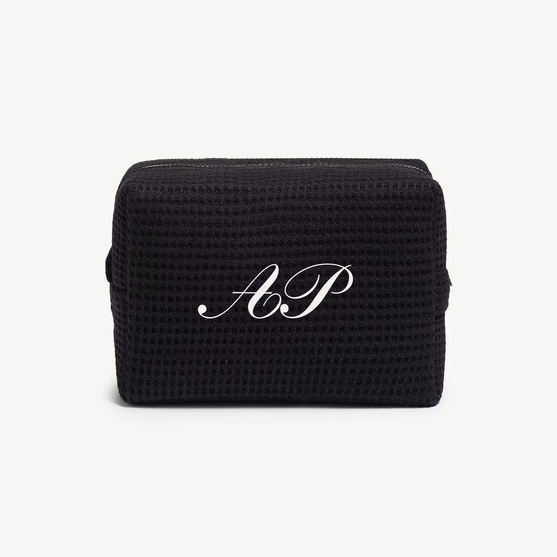 Classic Monogram Waffle Pouch
