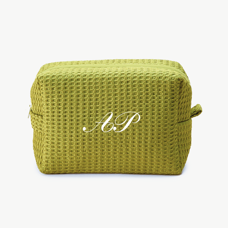 Classic Monogram Waffle Pouch