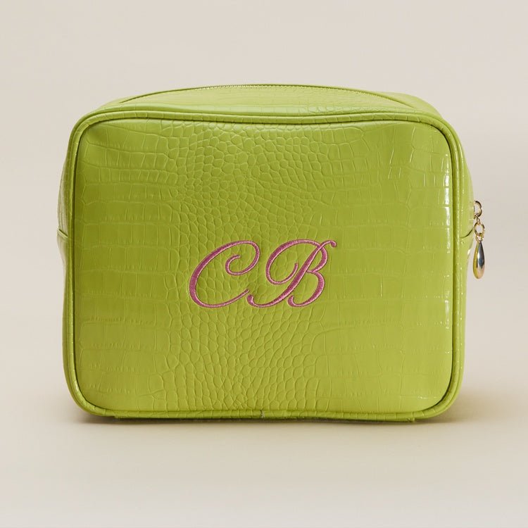 Classic Monogram Small Croc Pouch