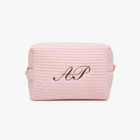 Classic Monogram Waffle Pouch