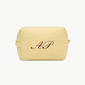 Classic Monogram Waffle Pouch