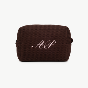 Classic Monogram Waffle Pouch