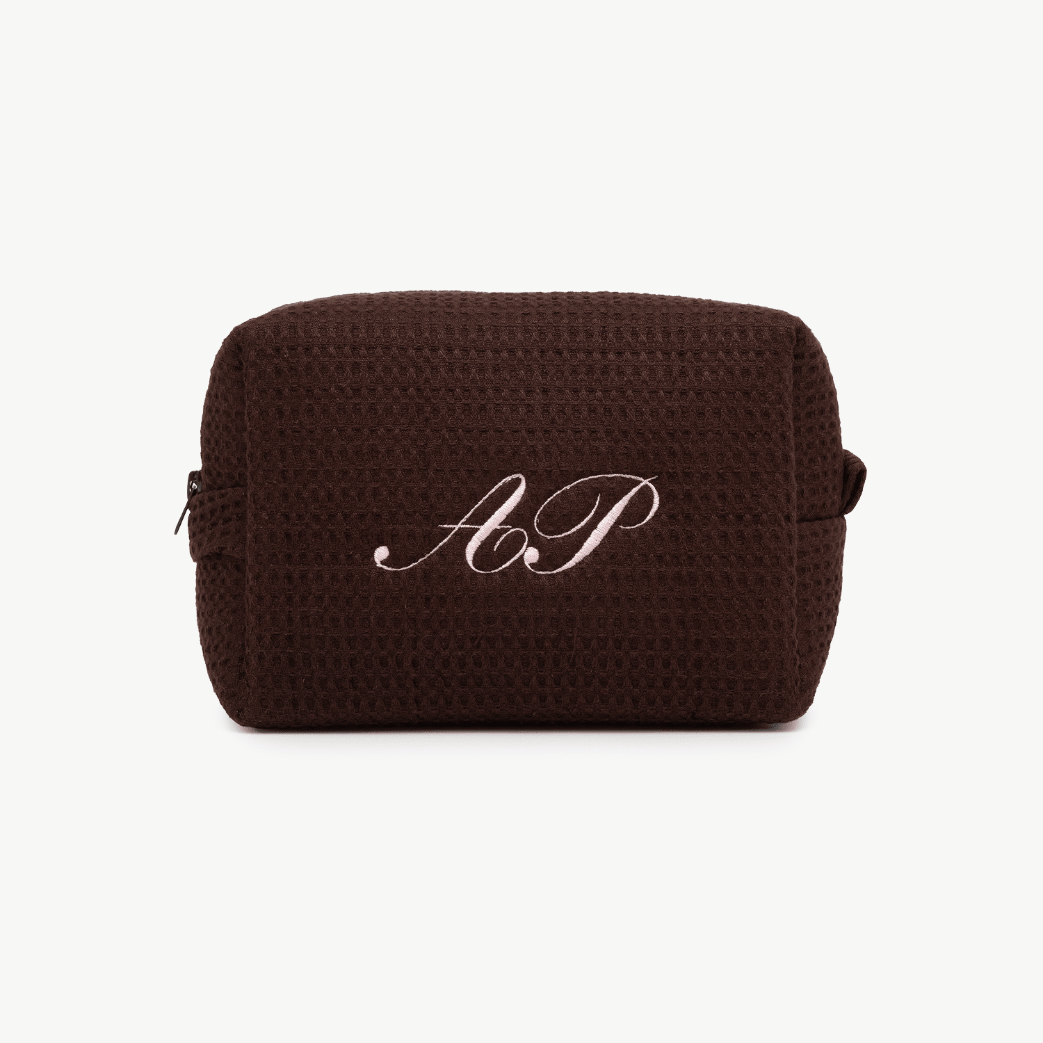 Abbode Classic Monogram Waffle Pouch