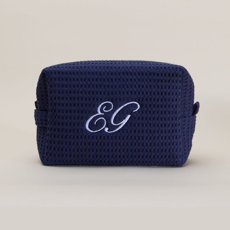 Classic Monogram Waffle Pouch