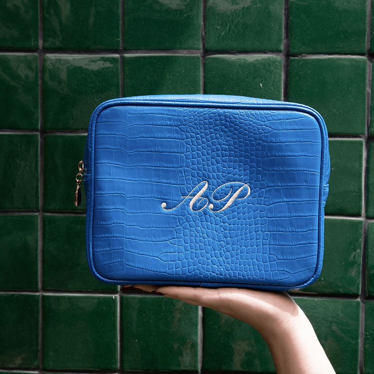 Classic Monogram Small Croc Pouch