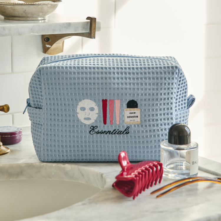 Clean Girl Essentials Waffle Pouch
