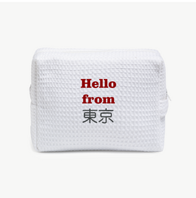 Japan Signature Waffle Pouch