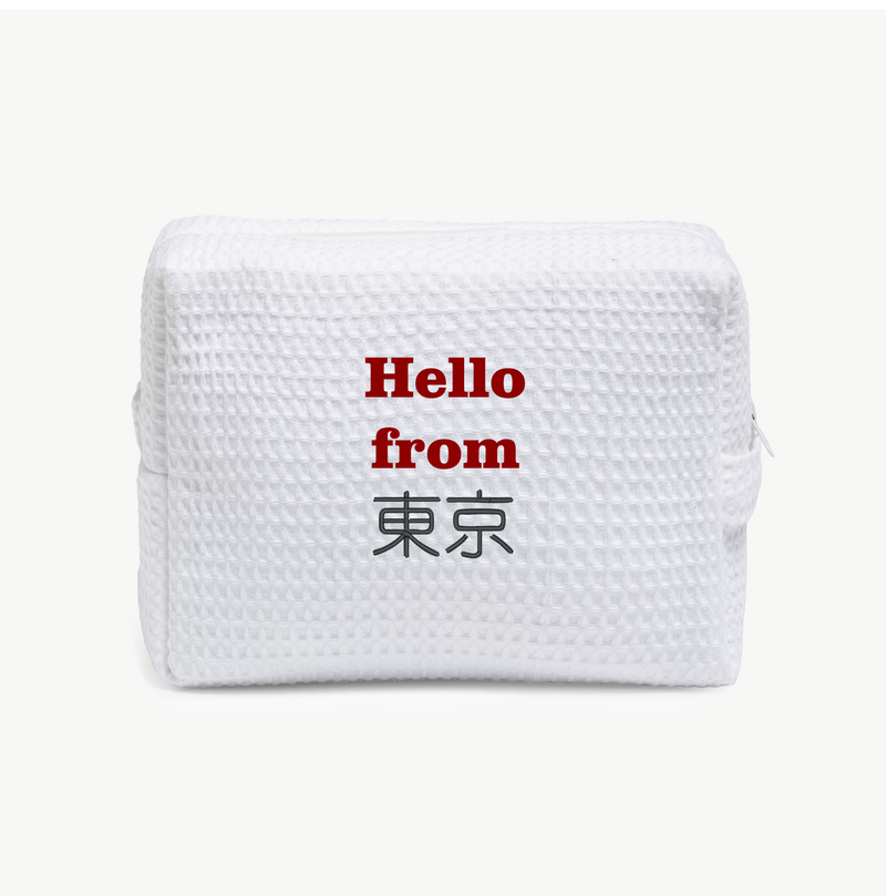 Japan Signature Waffle Pouch