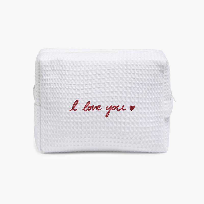 Custom Handwriting Waffle Pouch