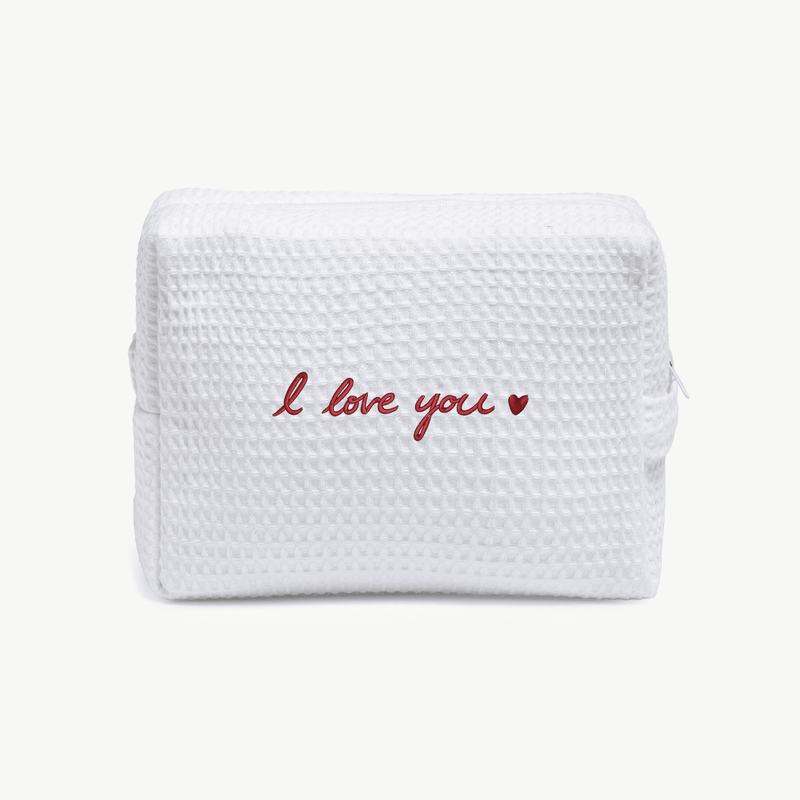 Custom Handwriting Waffle Pouch