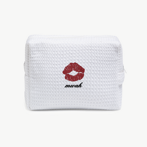 Custom Kiss Waffle Pouch