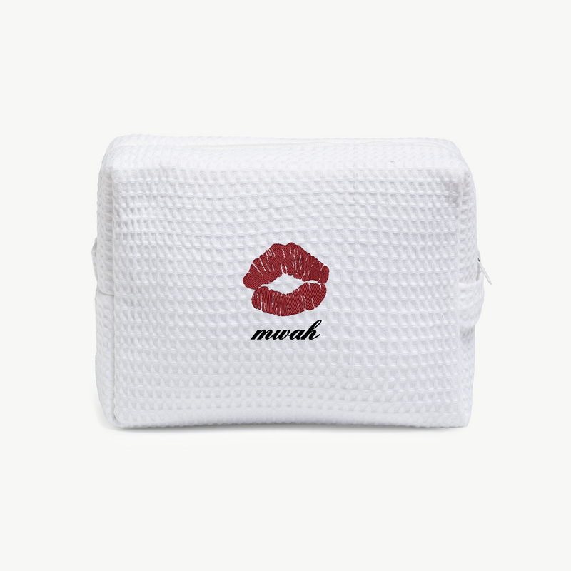 Custom Kiss Waffle Pouch