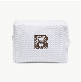 Bandana Initial Waffle Pouch