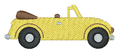 Convertible Beetle Embroidered Icon