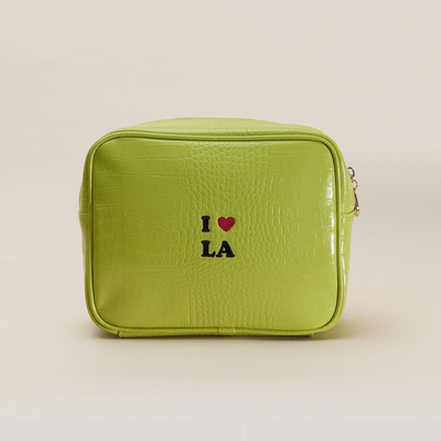 California Icon Small Croc Pouch
