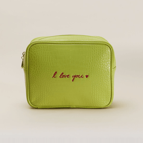 Custom Handwriting Small Croc Pouch