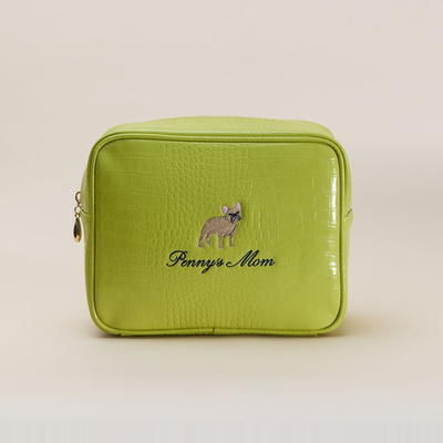 Dog Mom Small Croc Pouch