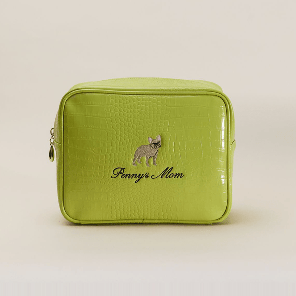 Dog Mom Small Croc Pouch