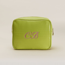 Monogram Small Croc Pouch