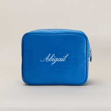 Custom Text Small Croc Pouch