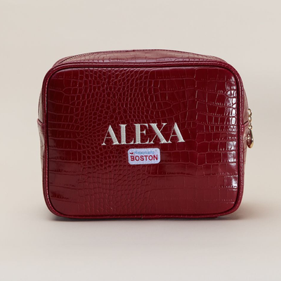 Boston Signature Croc Pouch