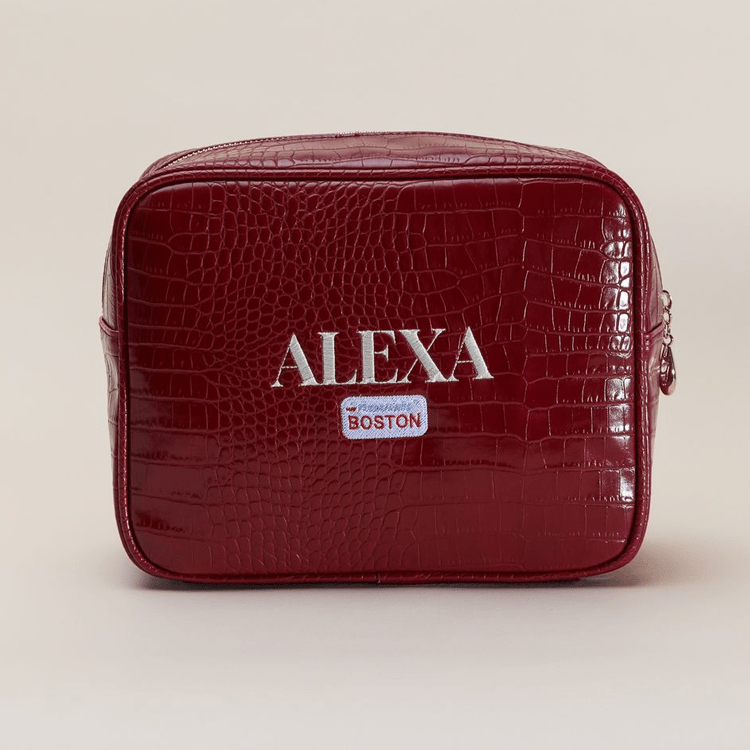 Boston Signature Croc Pouch
