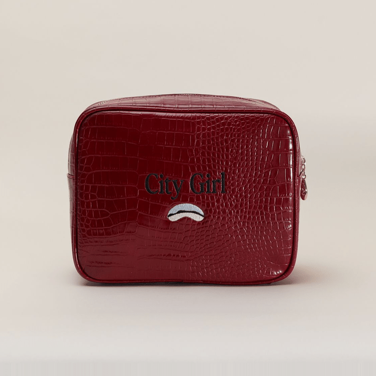 Chicago Signature Small Croc Pouch