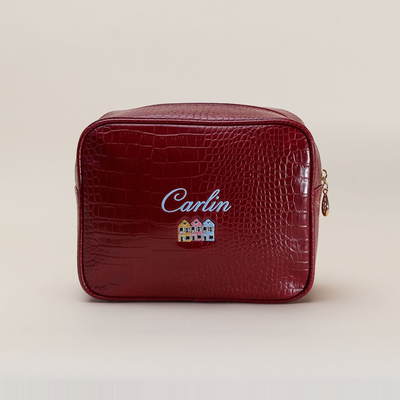 California Signature Small Croc Pouch