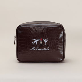 Essentials Small Croc Pouch