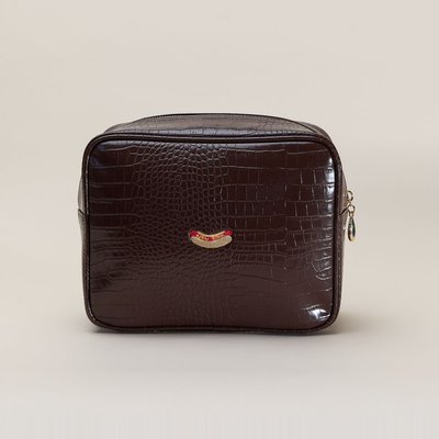 Chicago Icon Small Croc Pouch