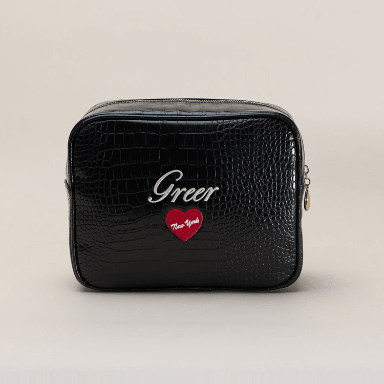 New York Signature Small Croc Pouch