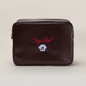 New York Signature Croc Pouch
