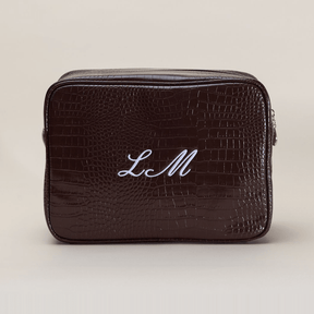 Classic Monogram Croc Pouch