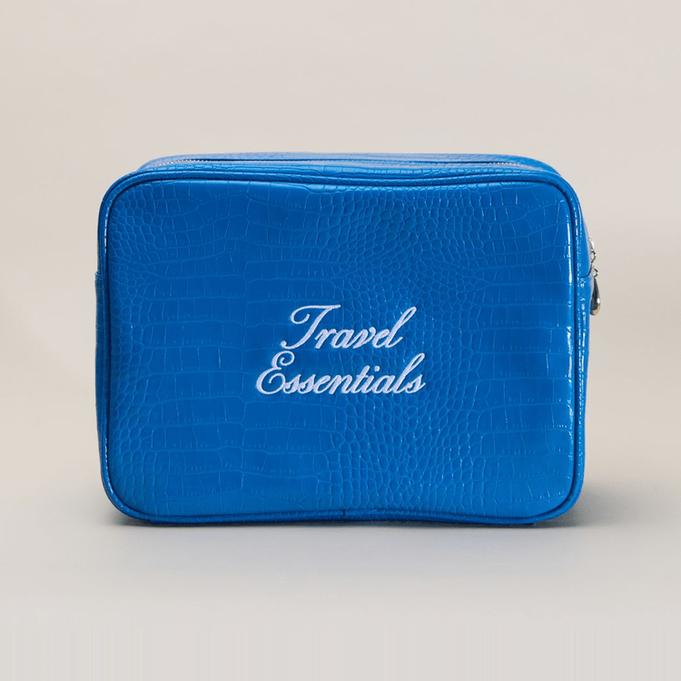 Custom Text Croc Pouch