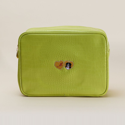 Dog Locket Croc Pouch