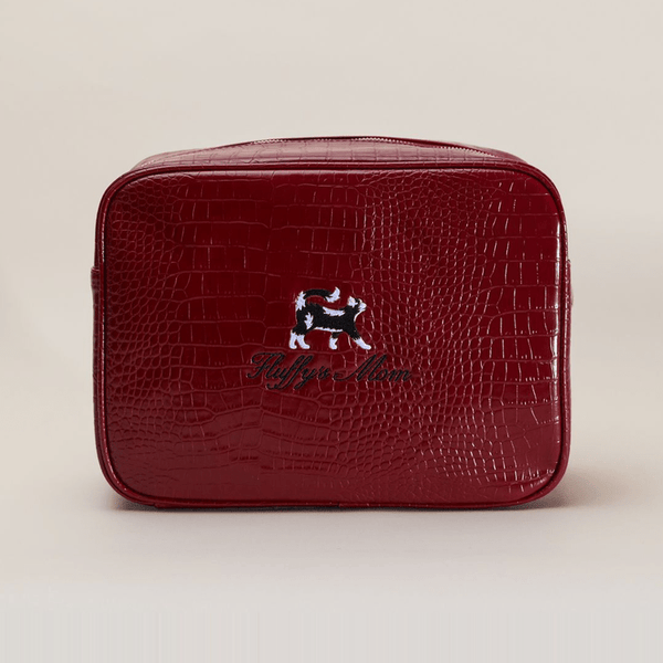 Bespoke Cat Mom Croc Pouch