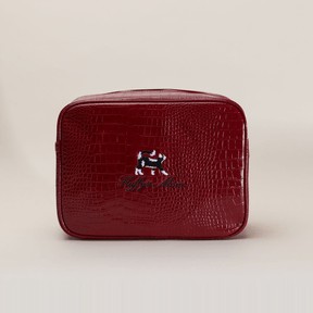 Cat Mom Small Croc Pouch