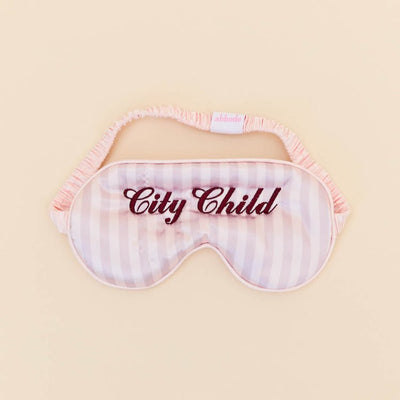 Custom Text Satin Eye Mask