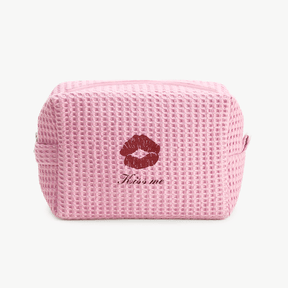 Custom Kiss Waffle Pouch