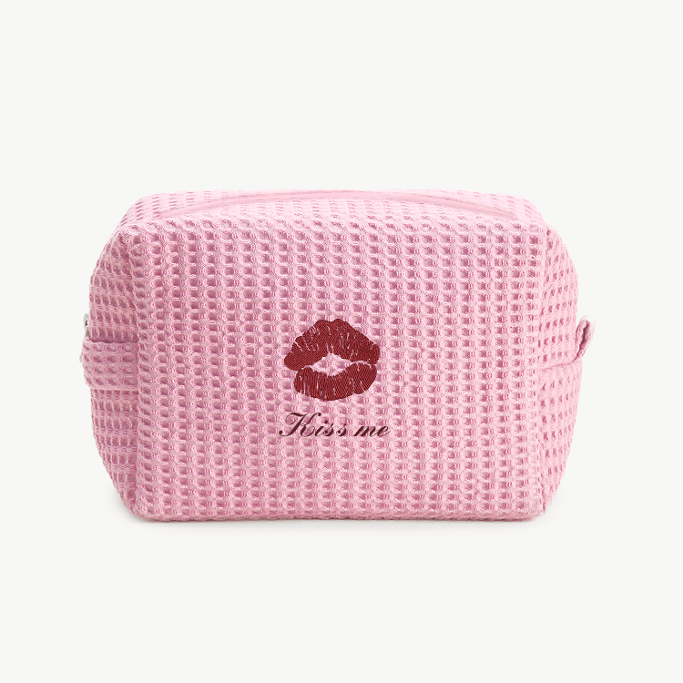 Custom Kiss Waffle Pouch