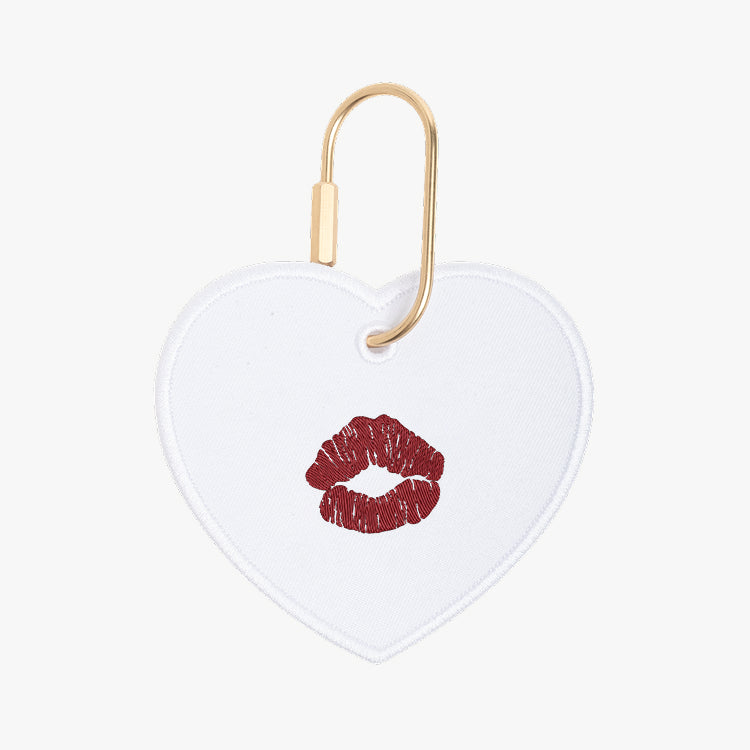 Custom Kiss Heart Charm