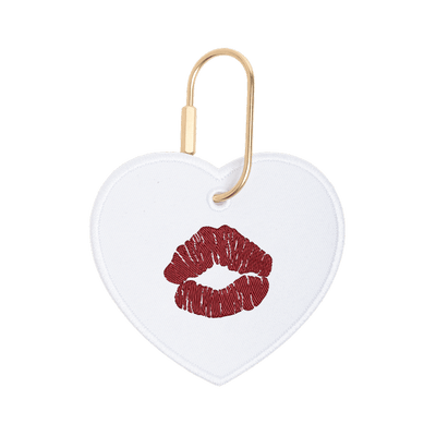 Custom Kiss Heart Charm