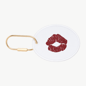 Custom Kiss Oval Charm
