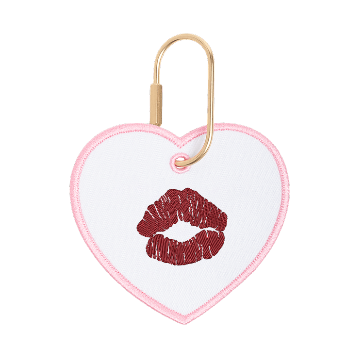 Custom Kiss Heart Charm