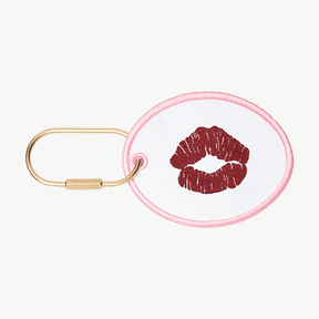 Custom Kiss Oval Charm