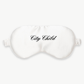 Custom Text Satin Eye Mask