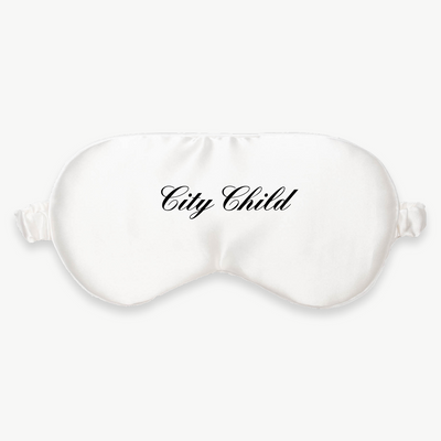 Custom Text Satin Eye Mask