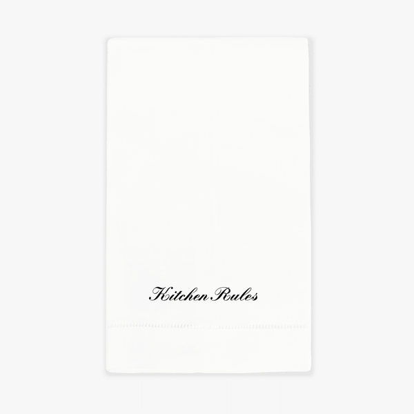 Custom Text Tea Towel